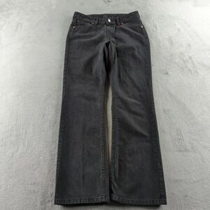 Levis Jeans Womens Size 10 (Fits 30x30) Black Straight Wide Cotton Grunge Canada